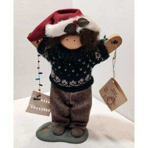 Vintage 1992 Lizzie High Timothy Bowman Doll Christmas Lights w/Tag
